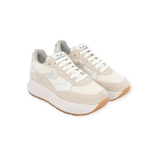 Voile Blanche Lana Fresh sneaker voor dames in zand suède Voile Blanche Lana Fresh sneaker voor dames in zand suède