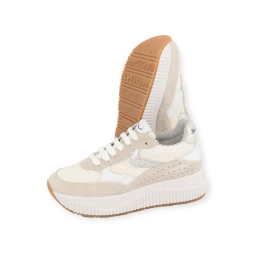 Voile Blanche Lana Fresh sneaker voor dames in zand suède Voile Blanche Lana Fresh sneaker voor dames in zand suède