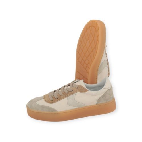 Voile Blanche Mind 02 sneaker voor heren in zand en multi suède.