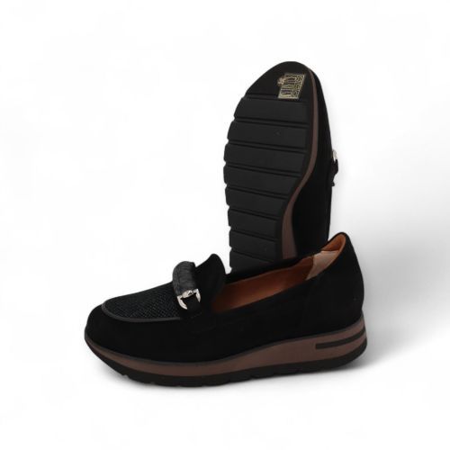 Volpato Mocassins - Loafers Zwart dames (4791 - 4791) - Rigi