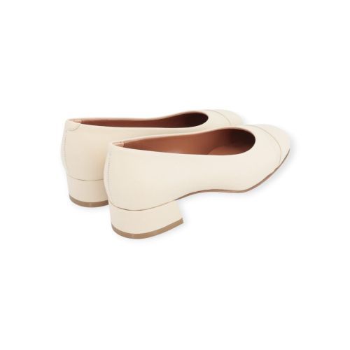 Voltan LV511 ballerina in ecru leer