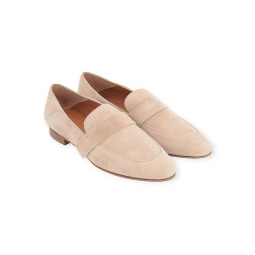 Voltan LV539- mocassin in beige/taupe suède
