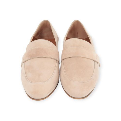 Voltan LV539- mocassin in beige/taupe suède