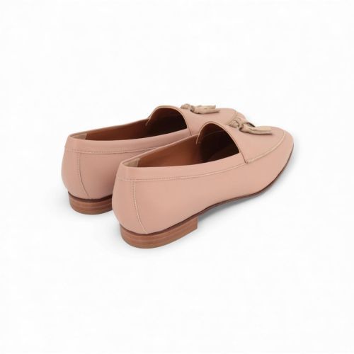 Voltan dames mocassin LV545N in ‘cipria’ roze met beige. Voltan dames mocassin LV545N in ‘cipria’ roze met beige.