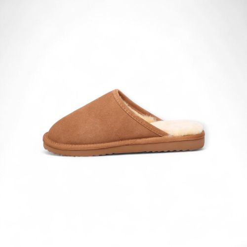 Warmbat Pantoffel Cognac heren (Classic Men CLC521025-13 - Classic Men CLC521025-13) - Rigi