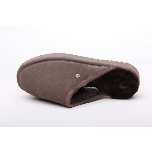 Warmbat Pantoffel Taupe heren (CLC521088-13 Classic  - CLC521088-13 Classic ) - Rigi