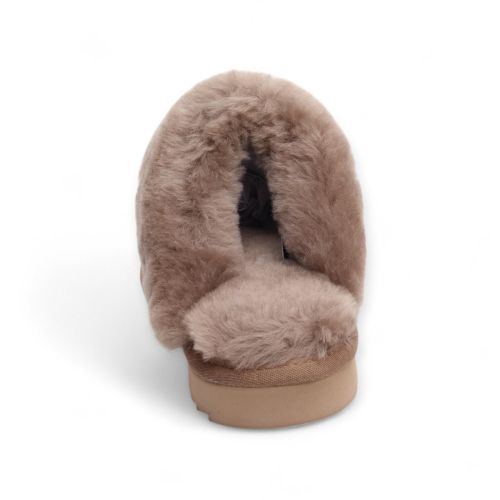 Warmbat Pantoffel Taupe dames (Collie Women Print Mud CLL324655 - Collie Women Print Mud CLL3246) - Rigi