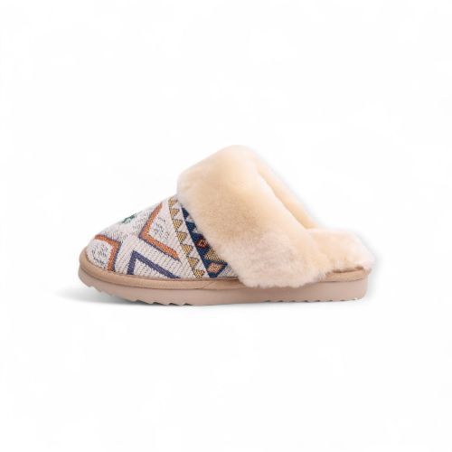 Warmbat Pantoffel Zand dames (Collie Women Print Stone CLL324651 - Collie Women Print Stone CLL32) - Rigi