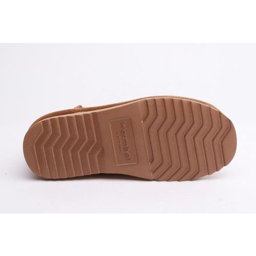 Warmbat Pantoffel Cognac dames (DRC321925-43 Durack - DRC321925-43 Durack) - Rigi