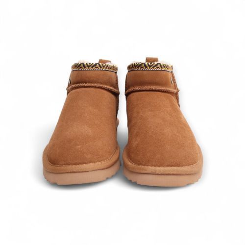 Warmbat Pantoffel Cognac dames (Durack DRC321925-43 - Durack DRC321925-43) - Rigi