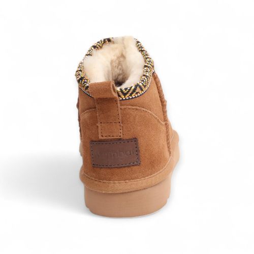 Warmbat Pantoffel Cognac dames (Durack DRC321925-43 - Durack DRC321925-43) - Rigi