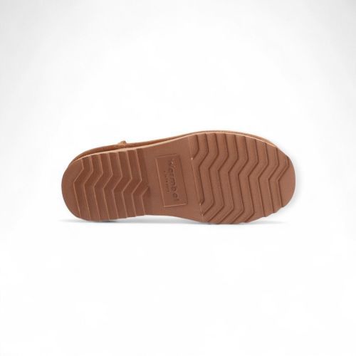 Warmbat Pantoffel Cognac dames (Durack DRC321925-43 - Durack DRC321925-43) - Rigi