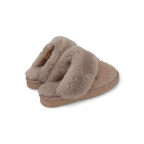 Warmbat Pantoffel Taupe dames (Flurry FLS321058-53 - Flurry FLS321058-53) - Rigi