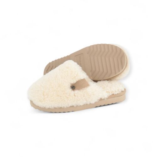 Warmbat Pantoffel Beige dames (Midura MDR327252-53 - Midura MDR327252-53) - Rigi