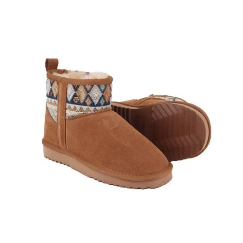 Warmbat Pantoffel Cognac dames (WLY324625-43 Wallaby Women Suede Boot Wo - WLY324625-43 Wallaby Women Sue) - Rigi