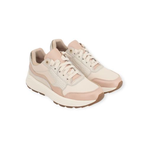 Xsensible Golden Gate Lady GX dames sneaker in nude met beige leer. Xsensible Golden Gate Lady GX dames sneaker in nude met beige leer.