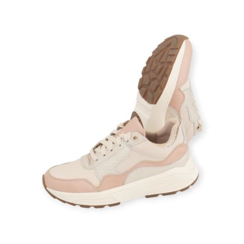 Xsensible Golden Gate Lady GX dames sneaker in nude met beige leer. Xsensible Golden Gate Lady GX dames sneaker in nude met beige leer.