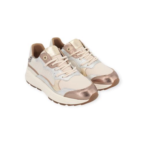 Xsensible Rainbouw GX dames sneaker in Brons shinning multi leer.