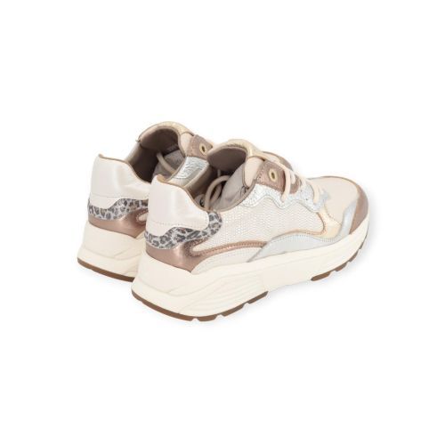 Xsensible Rainbouw GX dames sneaker in Brons shinning multi leer.