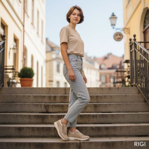 Xsensible Valletta sneaker in zand suède voor dames.