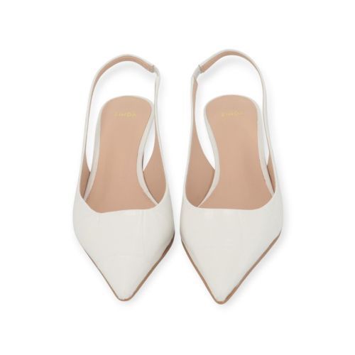 Zinda 2748 pump in wit crocco leer voor dames. Zinda 2748 pump in wit crocco leer voor dames.