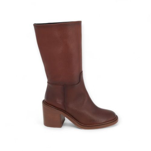 Zinda Enkellaars - Boots Cognac