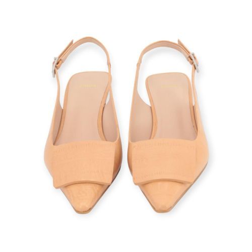 Zinda 3427 dames pump in camel crocco leer.