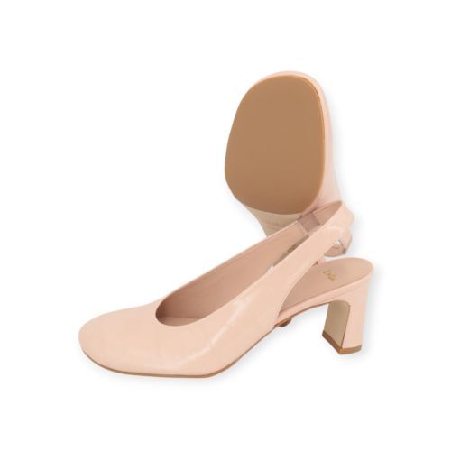 Zinda 3459 pump dames in nude crocco leer.