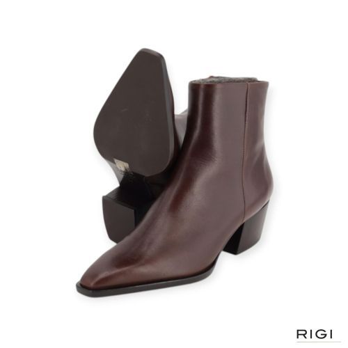 Zinda 3636-S enkellaars in bruin leer voor dames. Zinda 3636-S enkellaars in bruin leer voor dames.