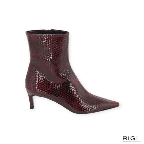 Zinda Enkellaars - Boots Bordeaux