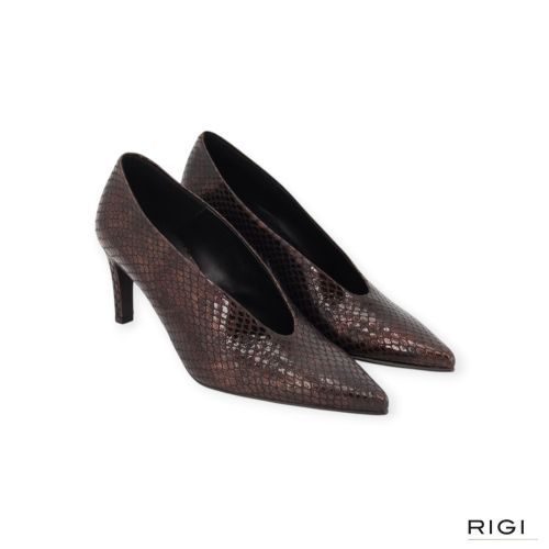Zinda Maya 3705 pump in bruin python leer. Zinda Maya 3705 pump in bruin python leer.