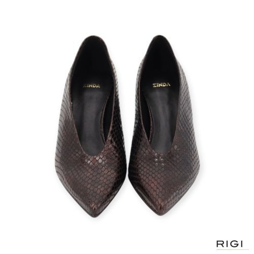 Zinda Maya 3705 pump in bruin python leer. Zinda Maya 3705 pump in bruin python leer.