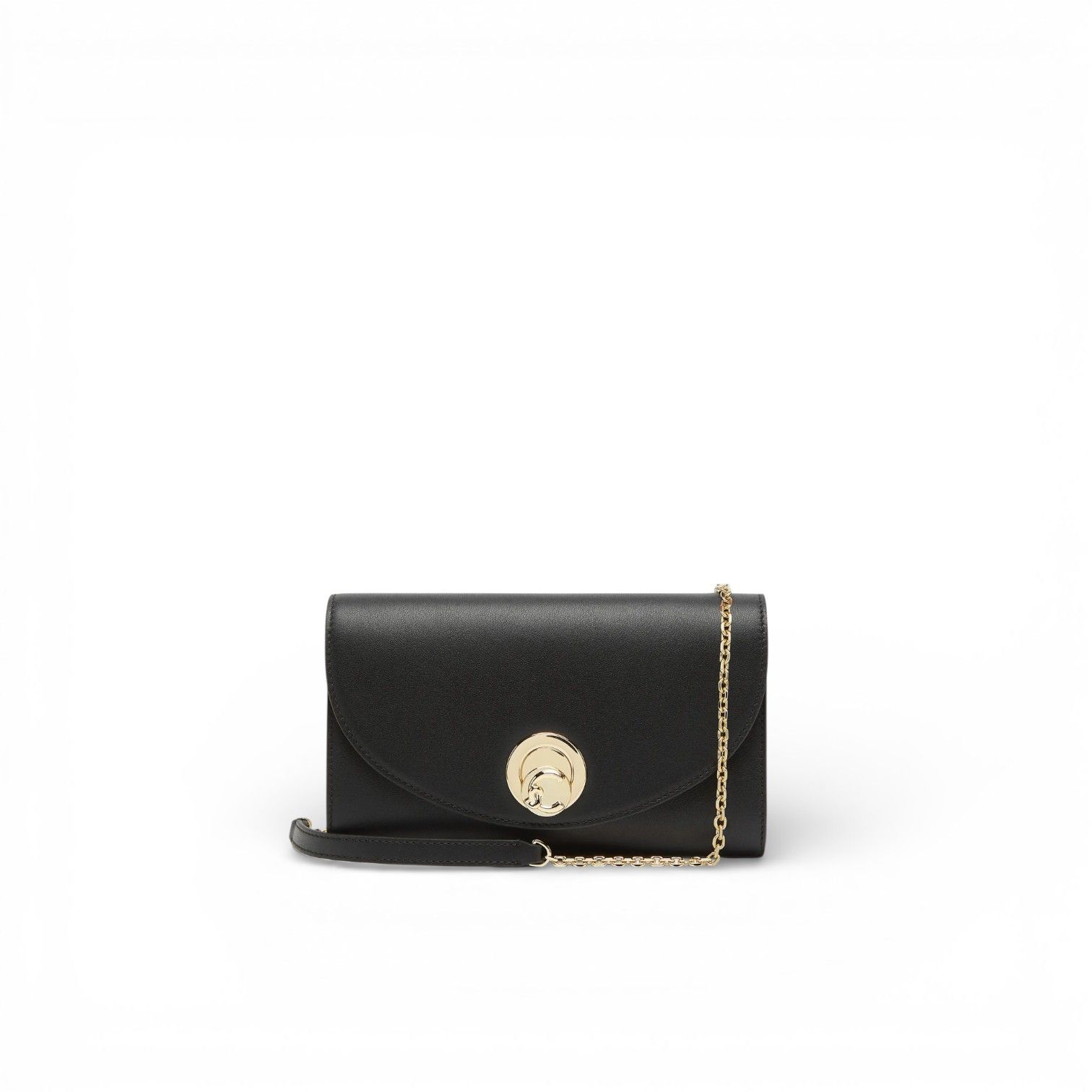 Coccinelle Nikla Smooth clutch in zwart leer voor dames. Coccinelle Nikla Smooth clutch in zwart leer voor dames.