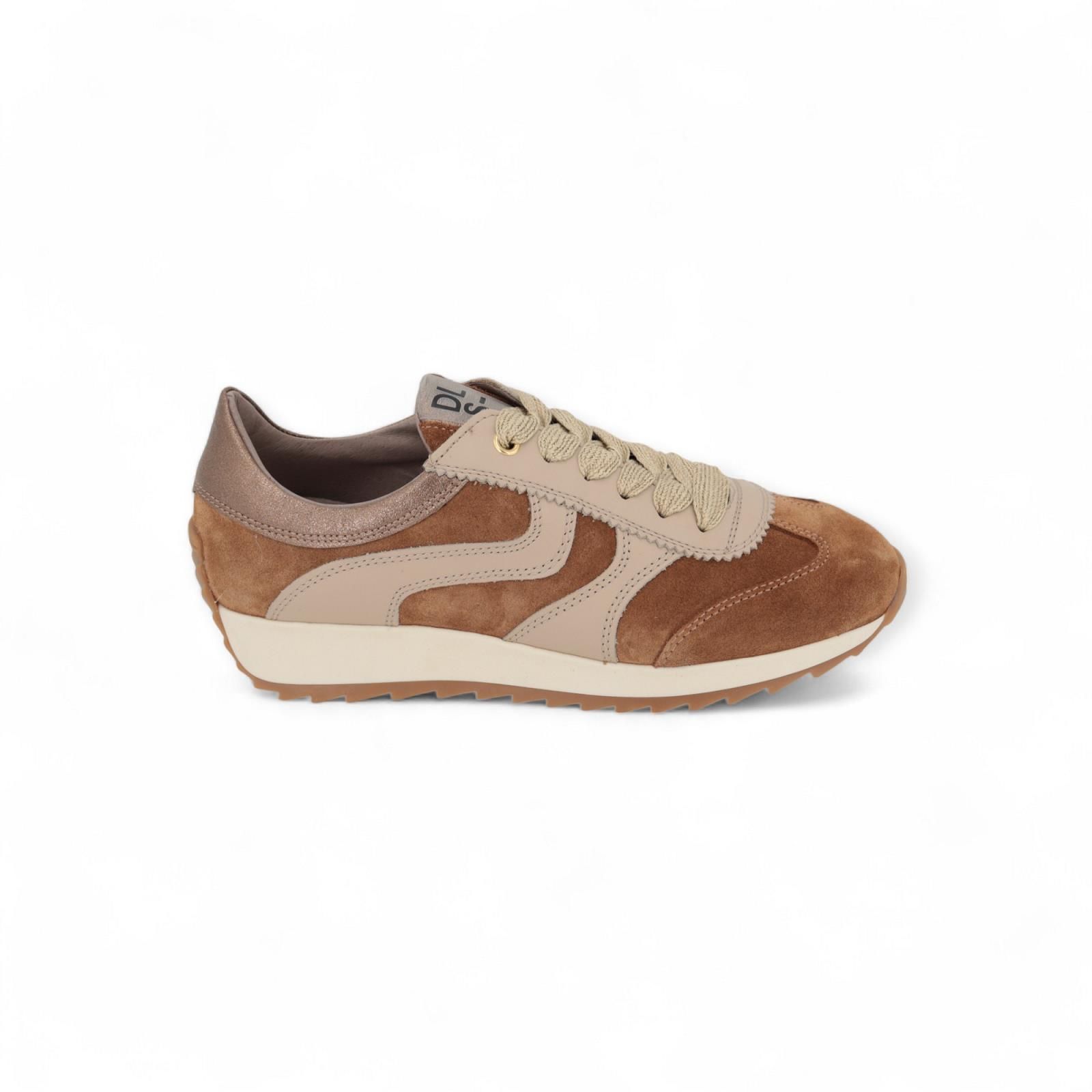 DL Sport Sneaker Cognac dames (6745 - 6745) - Rigi DL Sport Sneaker Cognac dames (6745 - 6745) - Rigi