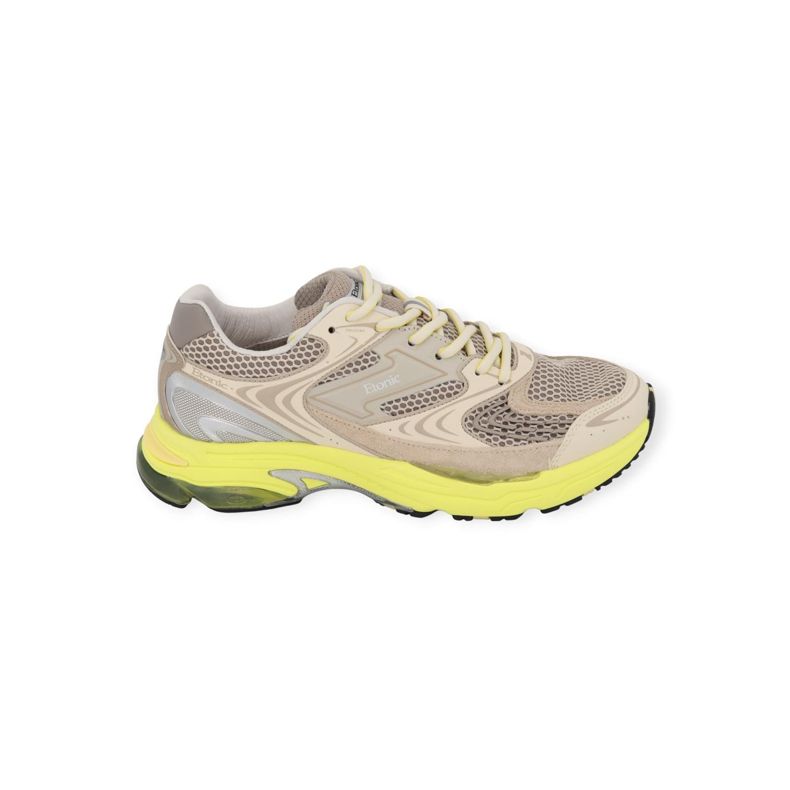 Etonic Evolution Fluo beige sneaker voor dames. Etonic Evolution Fluo beige sneaker voor dames.