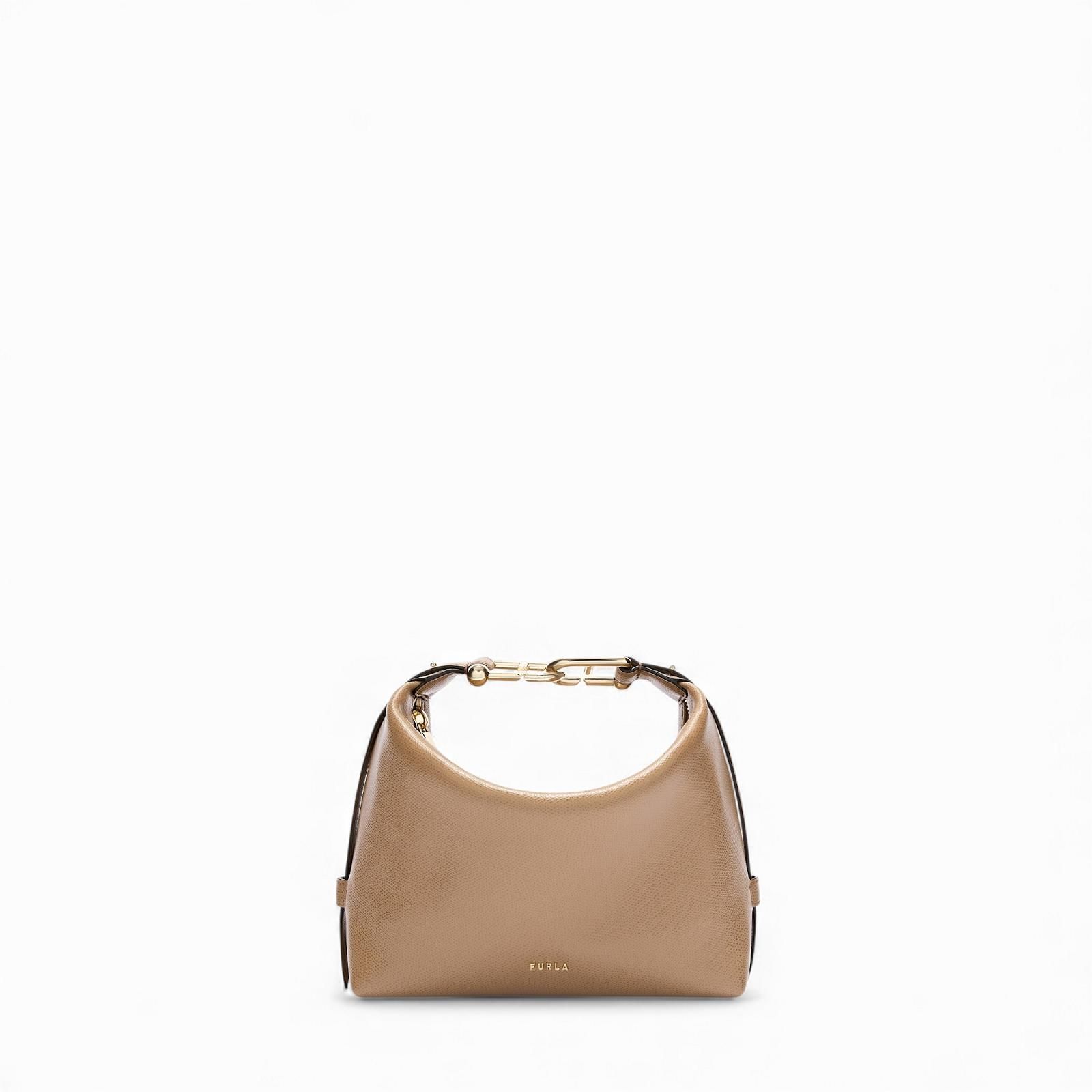 Furla Hand- en schoudertas Beige dames (Tonie Mini Hobo WE00877 A0023 4556S - Tonie Mini Hobo WE00877 A0023 ) - Rigi Furla Hand- en schoudertas Beige dames (Tonie Mini Hobo WE00877 A0023 4556S - Tonie Mini Hobo WE00877 A0023 ) - Rigi