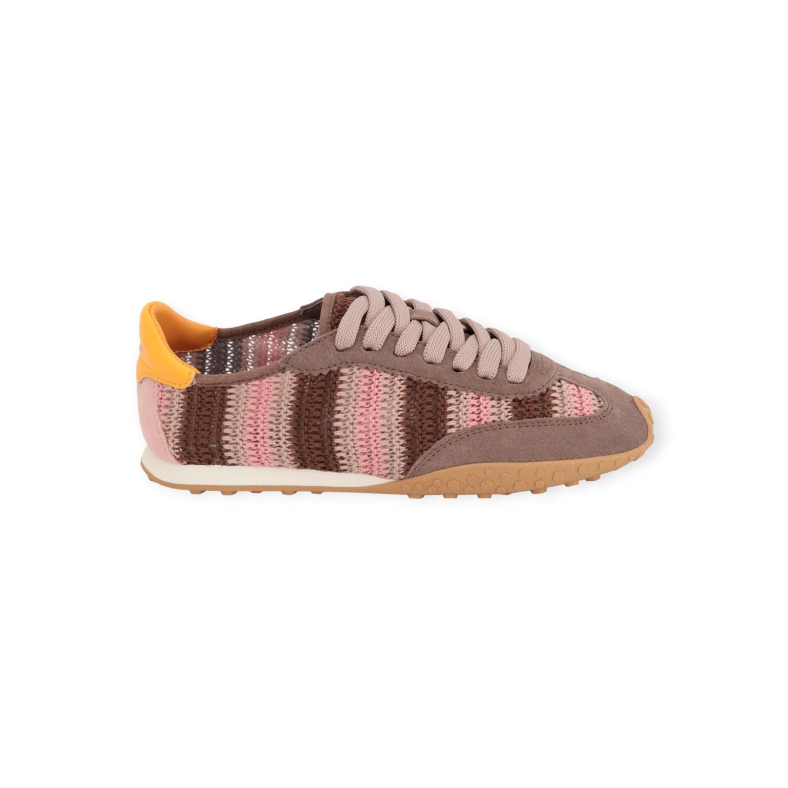 Hoff Bridge Woven sneaker voor dames in bruin. Hoff Bridge Woven sneaker voor dames in bruin.