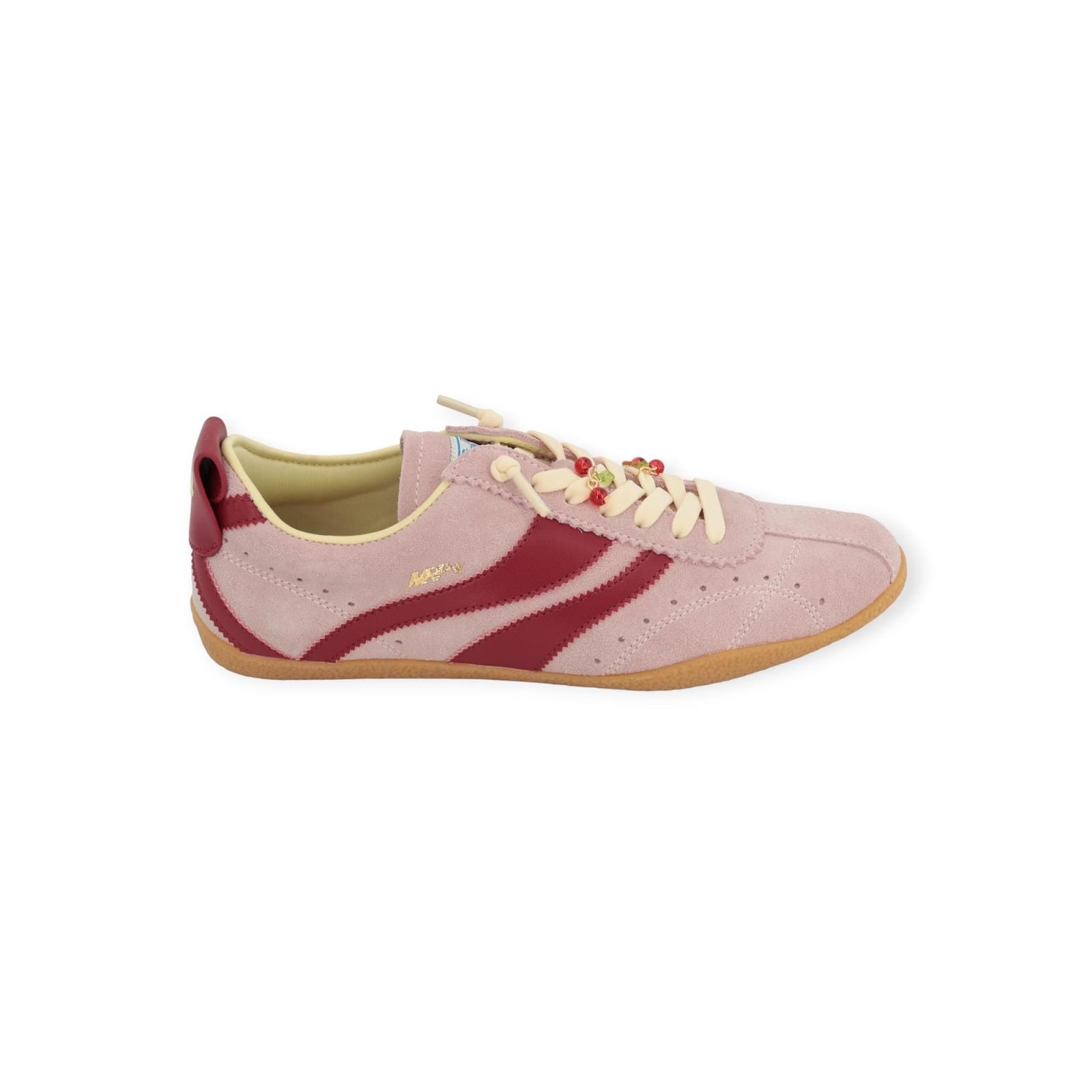 Mrp Maripe Runaway dames sneaker in het roze suede leer. Mrp Maripe Runaway dames sneaker in het roze suede leer.