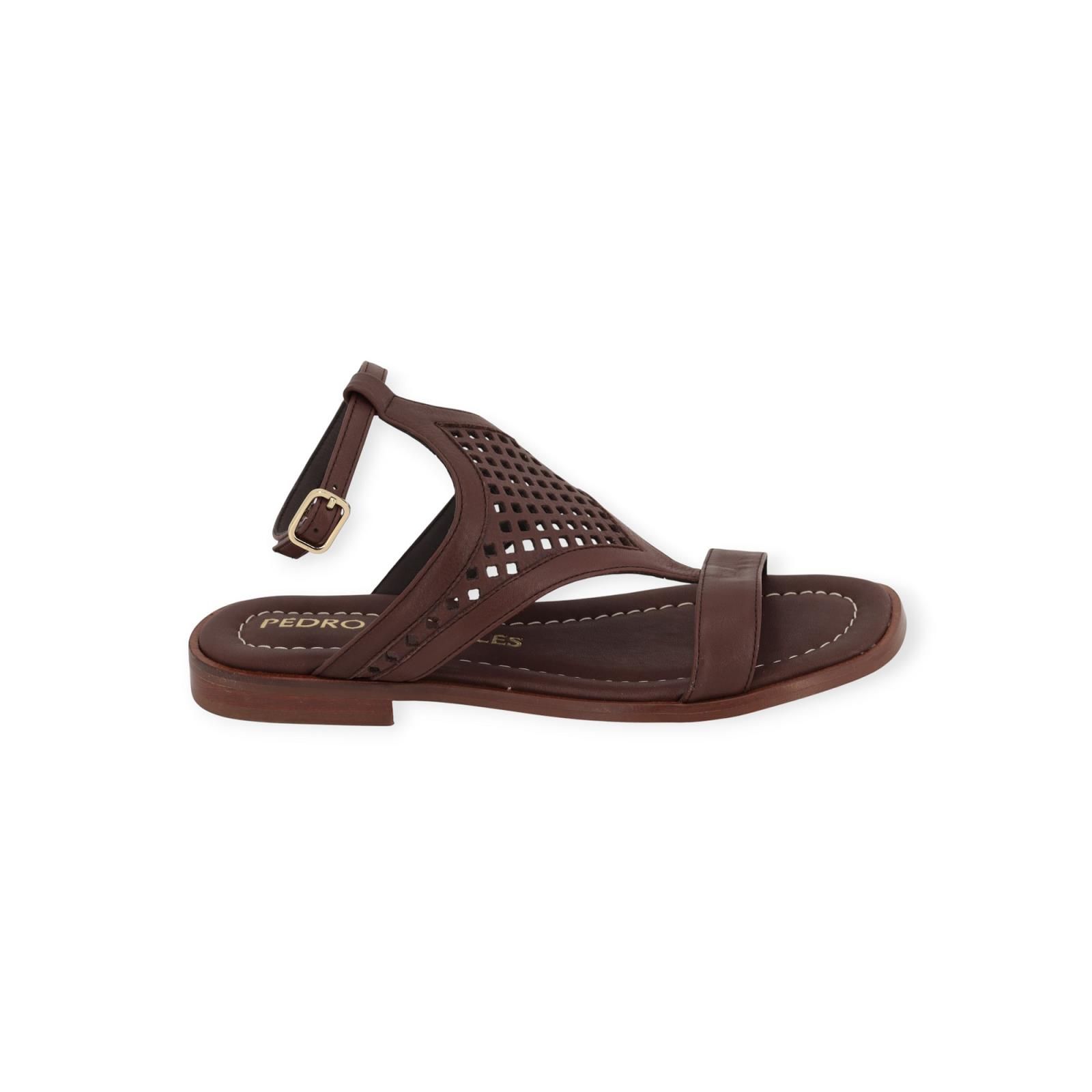 Pedro Miralles dames sandaal in het bruin shinning leer. Pedro Miralles dames sandaal in het bruin shinning leer.