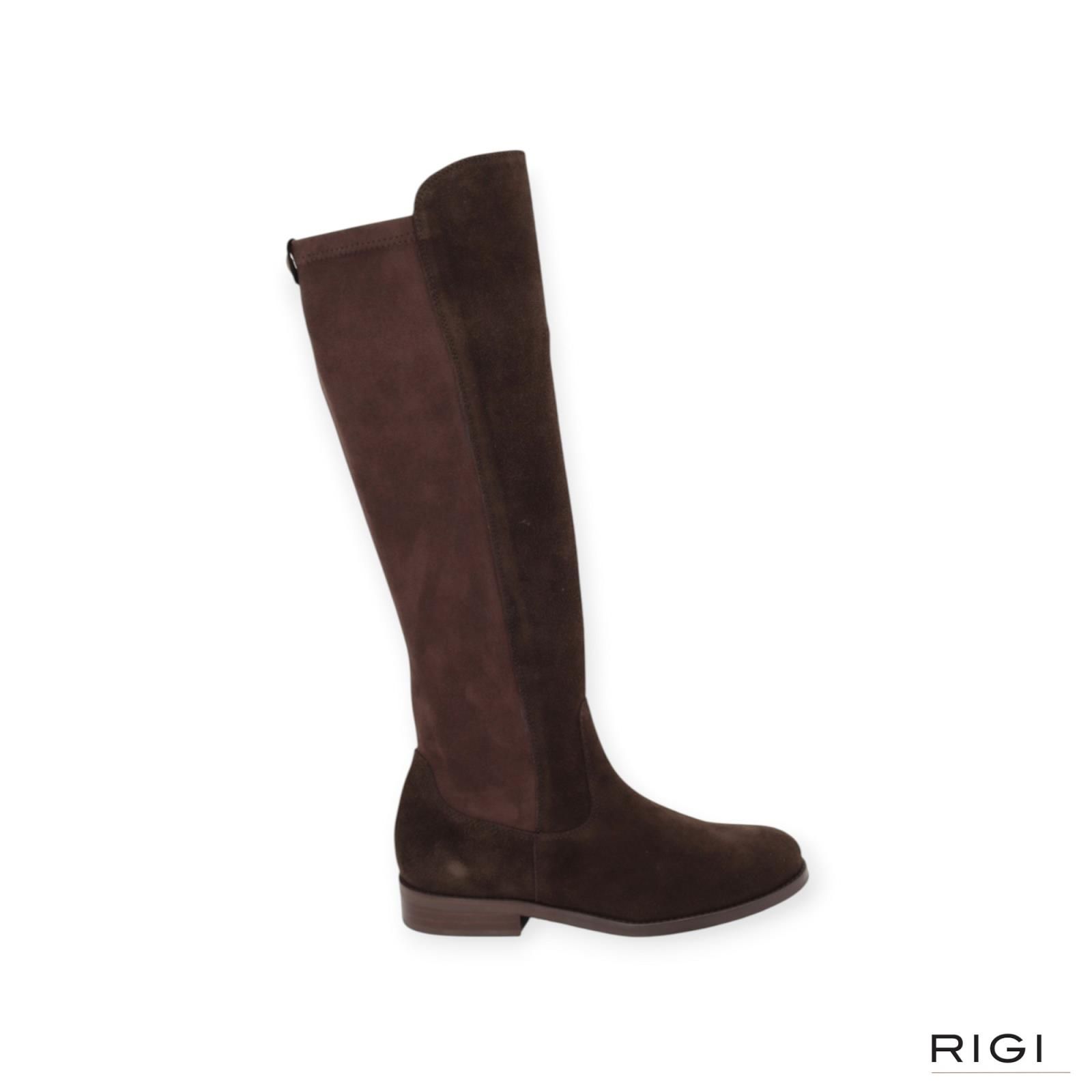 Pedro Miralles dames laars in bruin suede stretch. Pedro Miralles dames laars in bruin suede stretch.