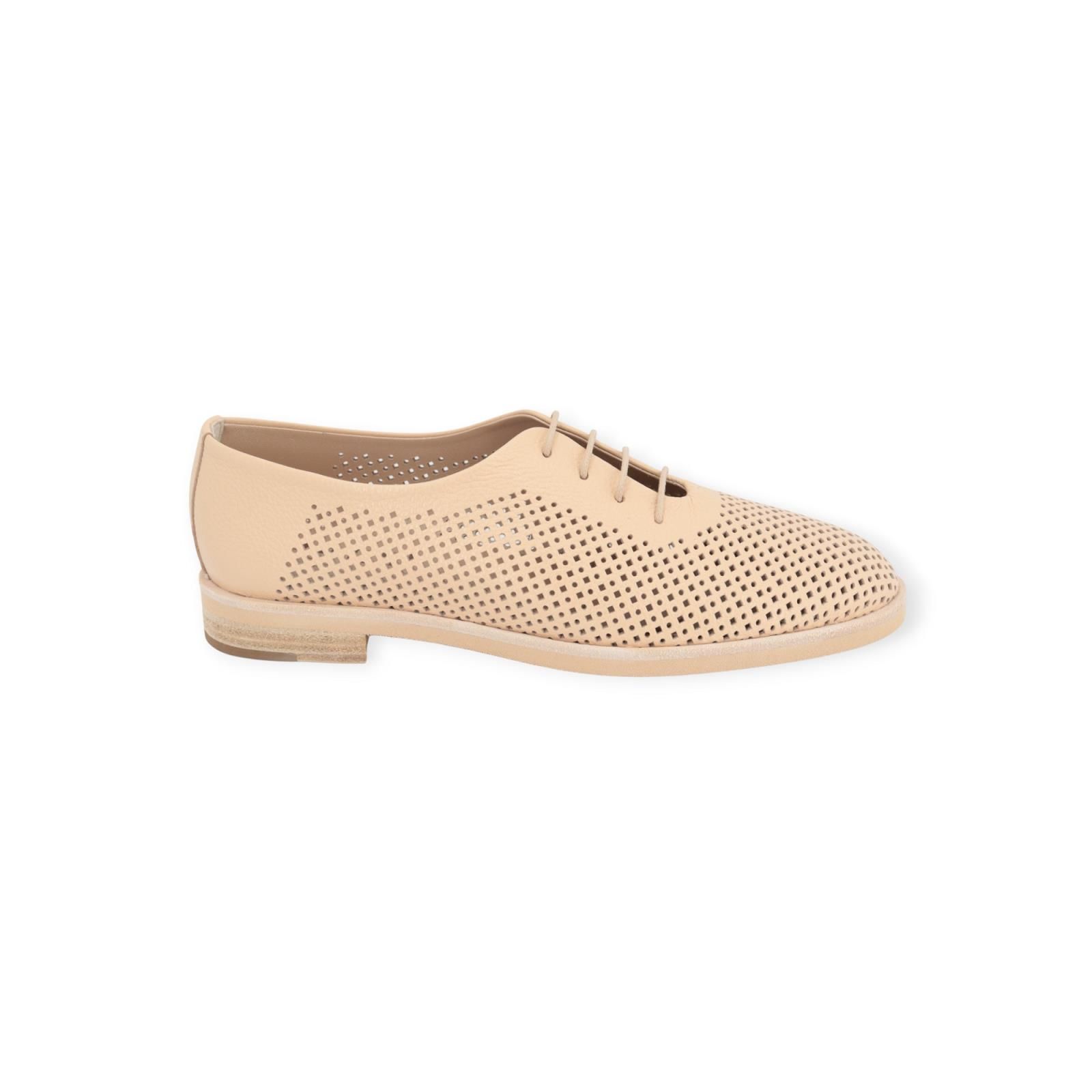 Pertini dames veter schoen beige leer. Pertini dames veter schoen beige leer.