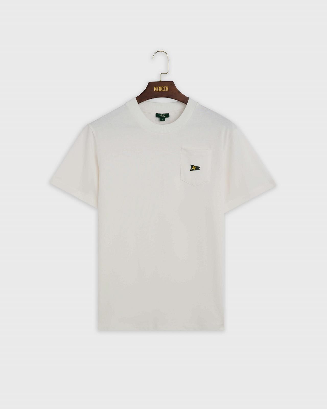 Mercer T-shirt Wit unisex (The Mercer Flag Tee (MEAP263002) - The Mercer Flag Tee (MEAP26300) - Rigi Mercer T-shirt Wit unisex (The Mercer Flag Tee (MEAP263002) - The Mercer Flag Tee (MEAP26300) - Rigi