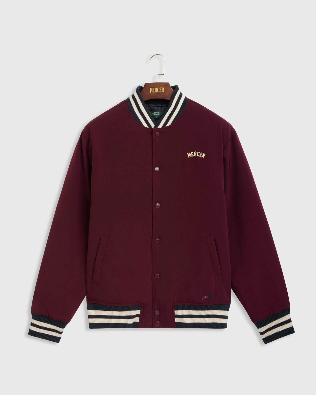 Mercer Jas Bordeaux unisex (The Mercer Varsity Jacket (MEAP263025) - The Mercer Varsity Jacket (MEA) - Rigi Mercer Jas Bordeaux unisex (The Mercer Varsity Jacket (MEAP263025) - The Mercer Varsity Jacket (MEA) - Rigi