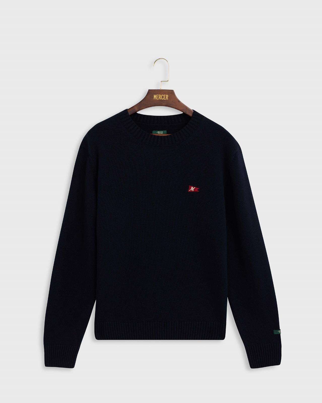 Mercer Sweater - Trui Blauw unisex (The Mercer Wool Knit (MEAP263011) - The Mercer Wool Knit (MEAP2630) - Rigi Mercer Sweater - Trui Blauw unisex (The Mercer Wool Knit (MEAP263011) - The Mercer Wool Knit (MEAP2630) - Rigi