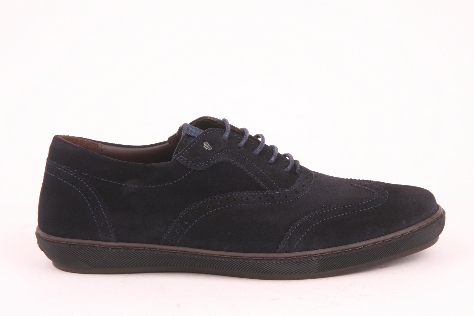 Van Bommel Sneaker Blauw heren (19075/02 - 19075/02) - Rigi